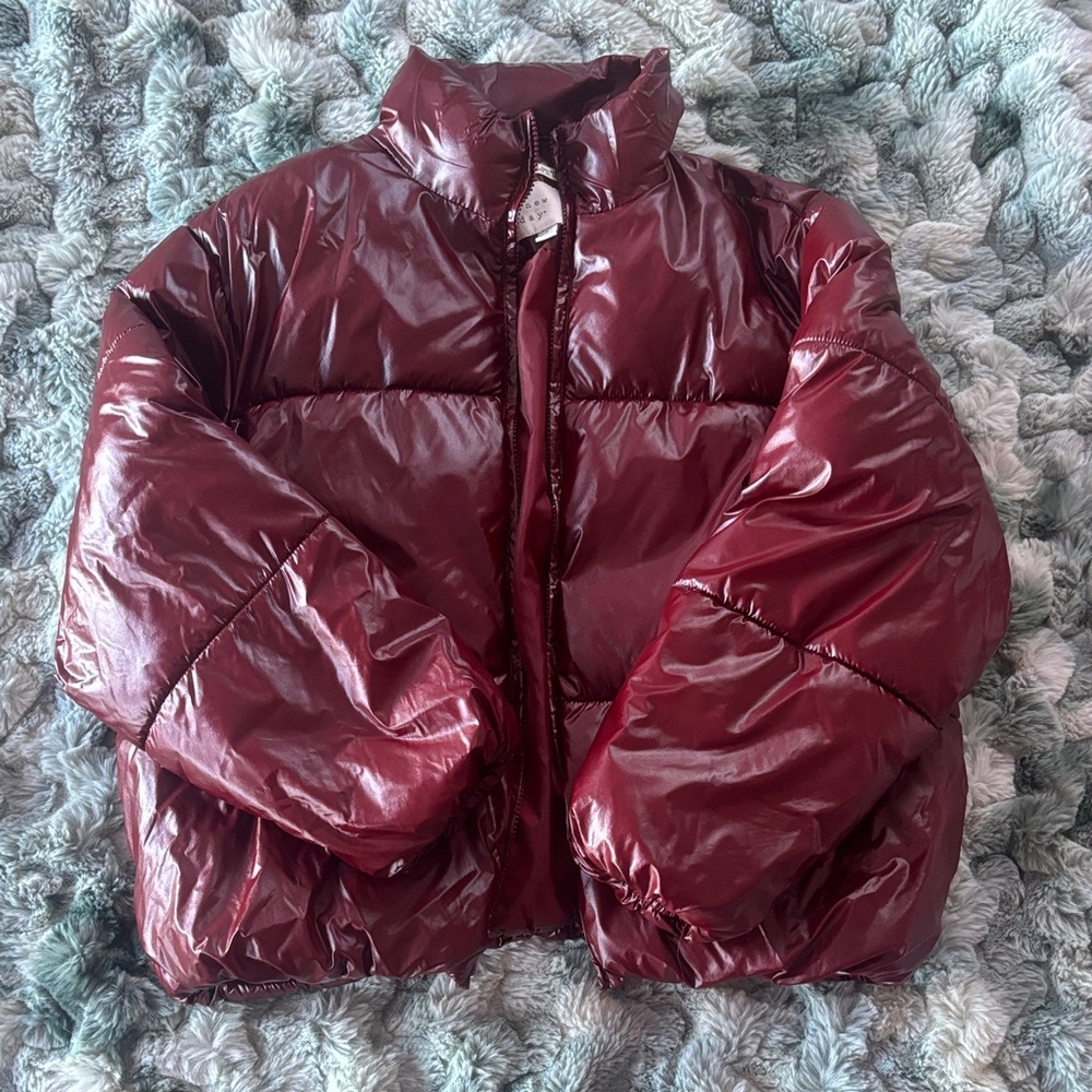 A New Day Red Puffer Water-Resistant Jacket